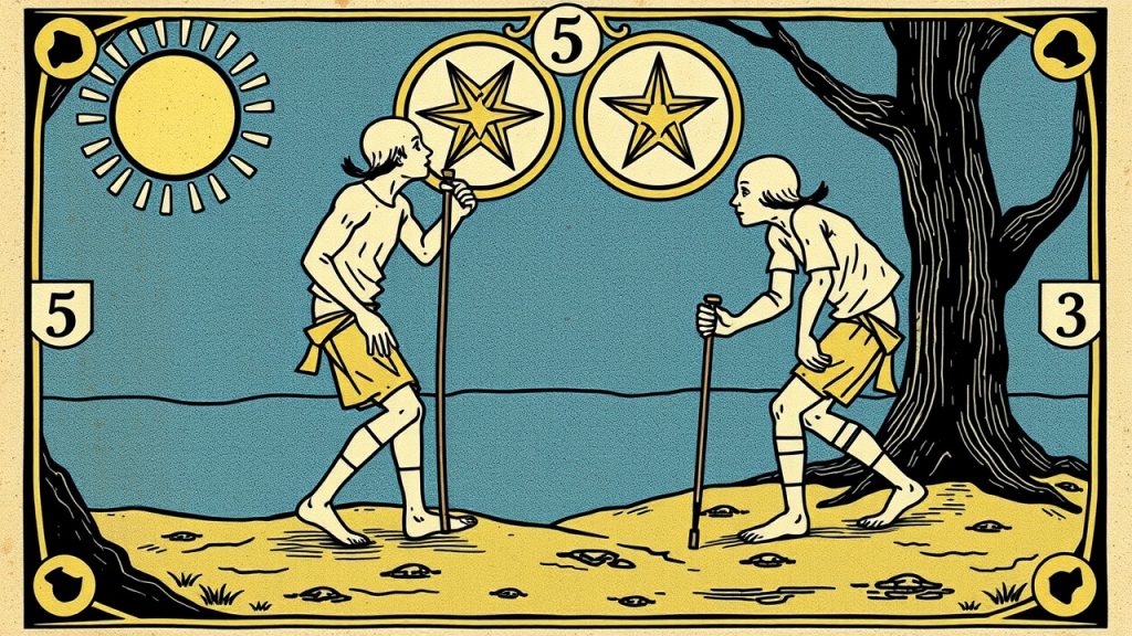 Five of Pentacles Tarot: Financial Hardship and Spiritual Poverty