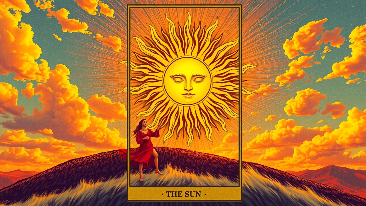 The Sun Tarot Joy Success and Vitality