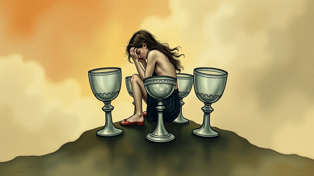 Five of Cups Tarot: Grief, Loss, and Moving Forward