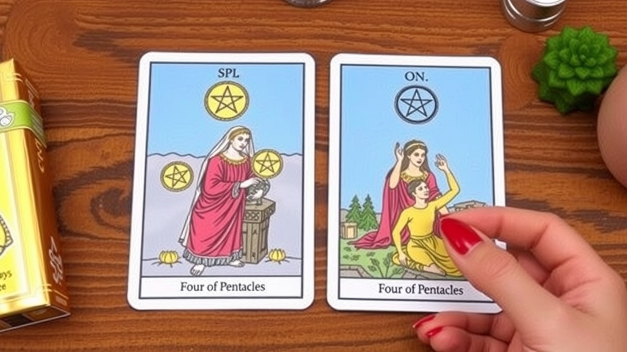 Four of Pentacles Tarot Holding On and Financial Security