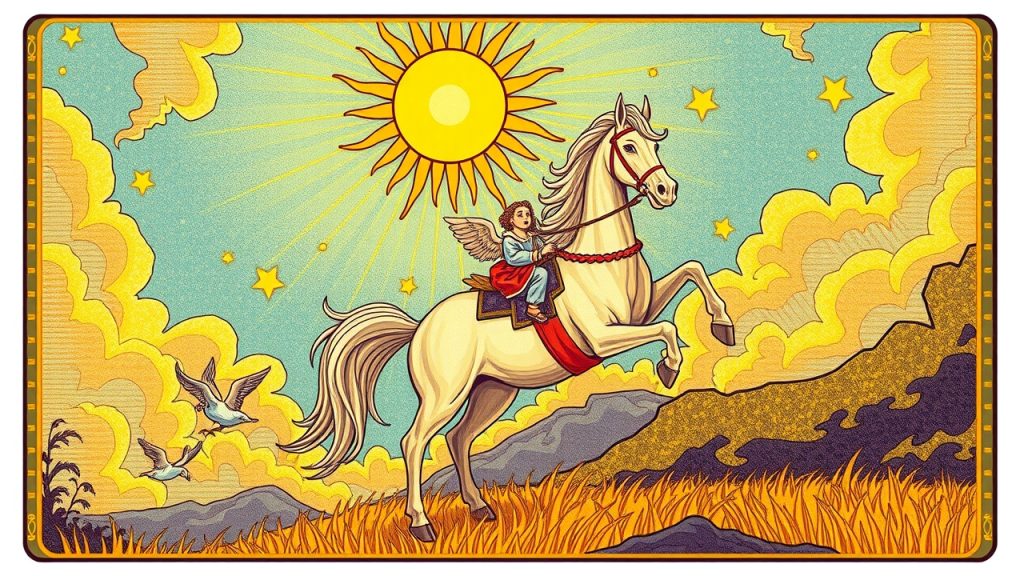 The Sun Tarot Joy Success and Vitality