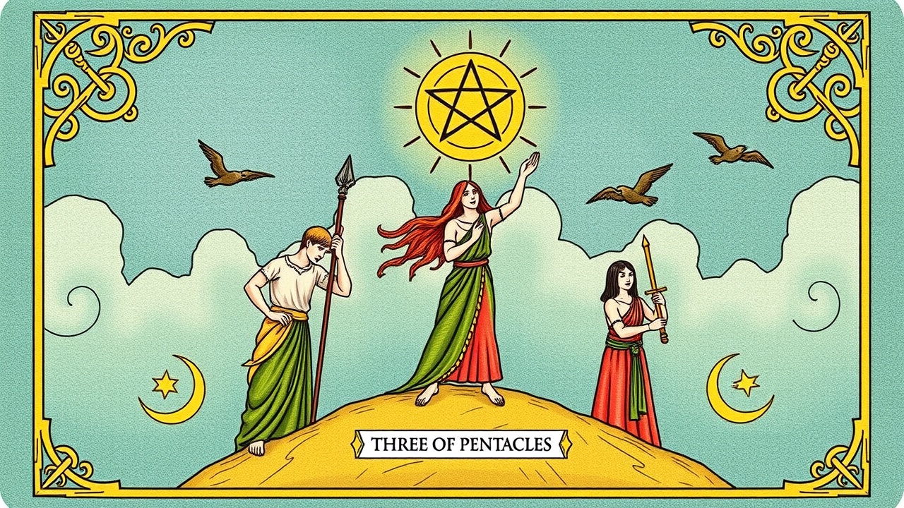 Three of Pentacles Tarot: Teamwork and Skilled Collaboration