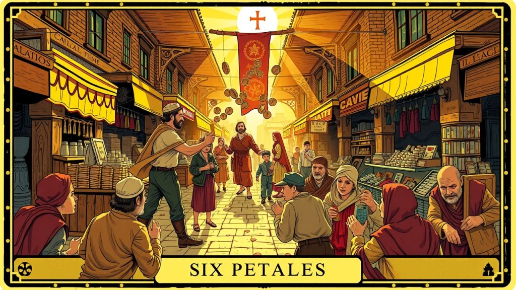 Six of Pentacles in Tarot